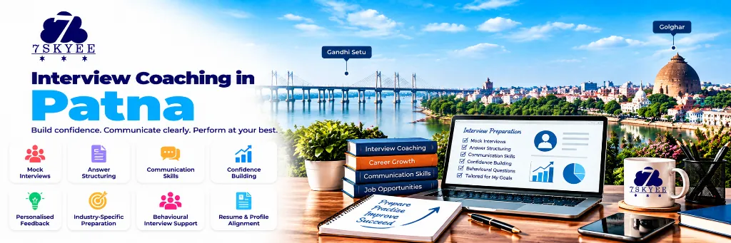 Professional interview coaching in Patna for mock interviews, communication skills and interview preparation.