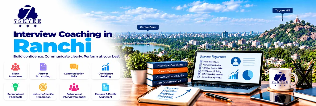 Interview coaching in Ranchi for mock interviews, job interview preparation and professional communication.