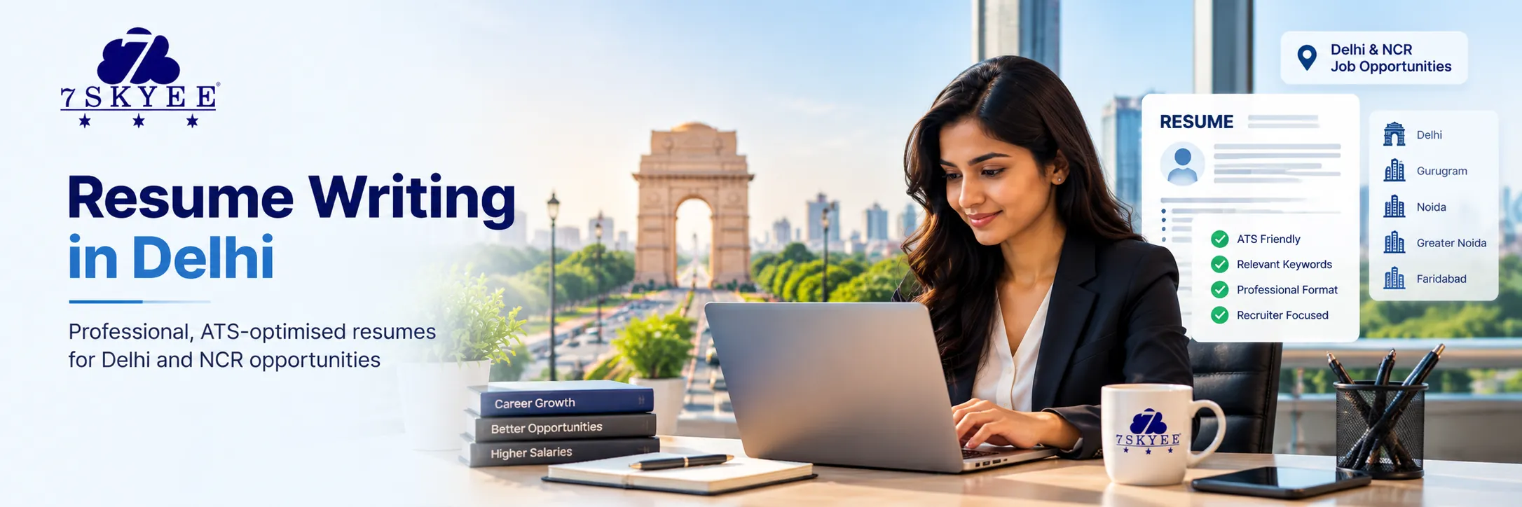 Professional resume writing in Delhi for ATS-friendly Delhi and NCR job opportunities