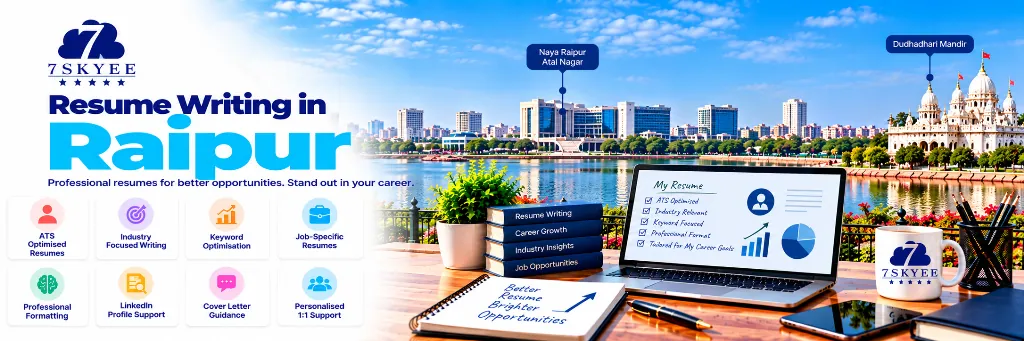 Professional resume writing in Raipur for ATS optimisation, job applications and career growth.