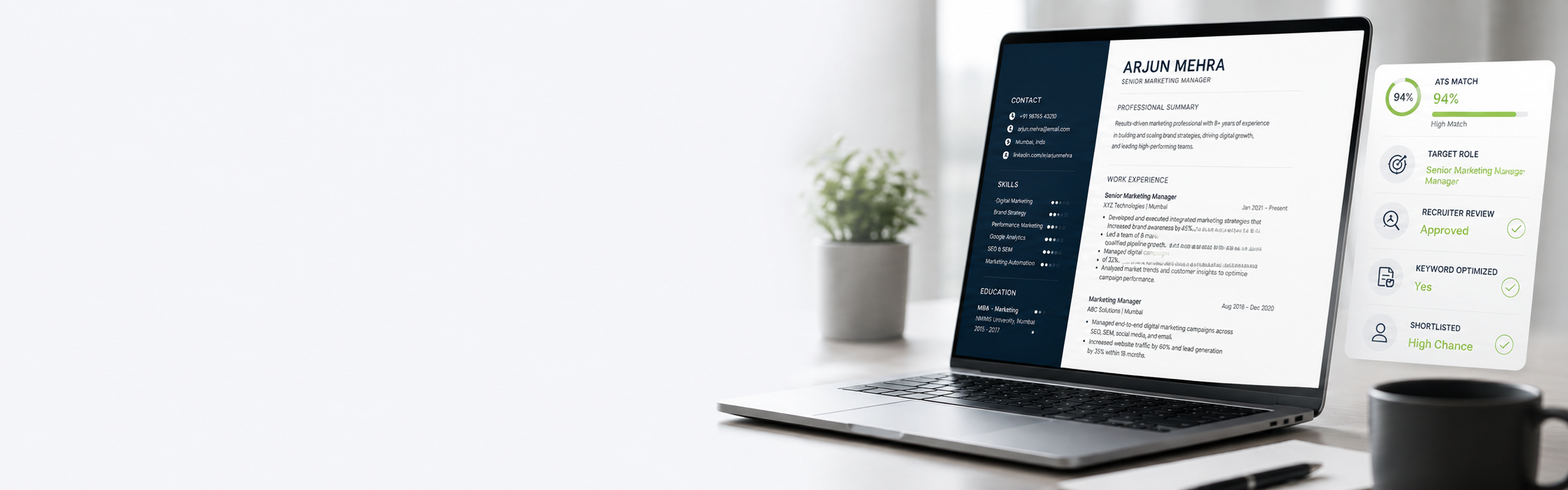 ATS resume writing services in India by 7Skyee — recruiter-written professional resumes